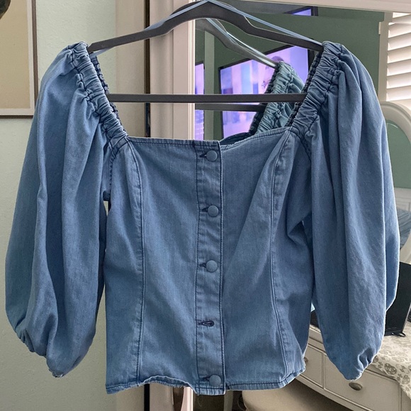 H&M Tops - Denim HM Top